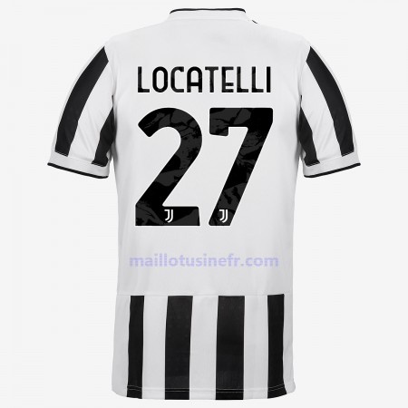 Maillot de Foot Juventus Manuel Locatelli 27 Domicile 2021-22
